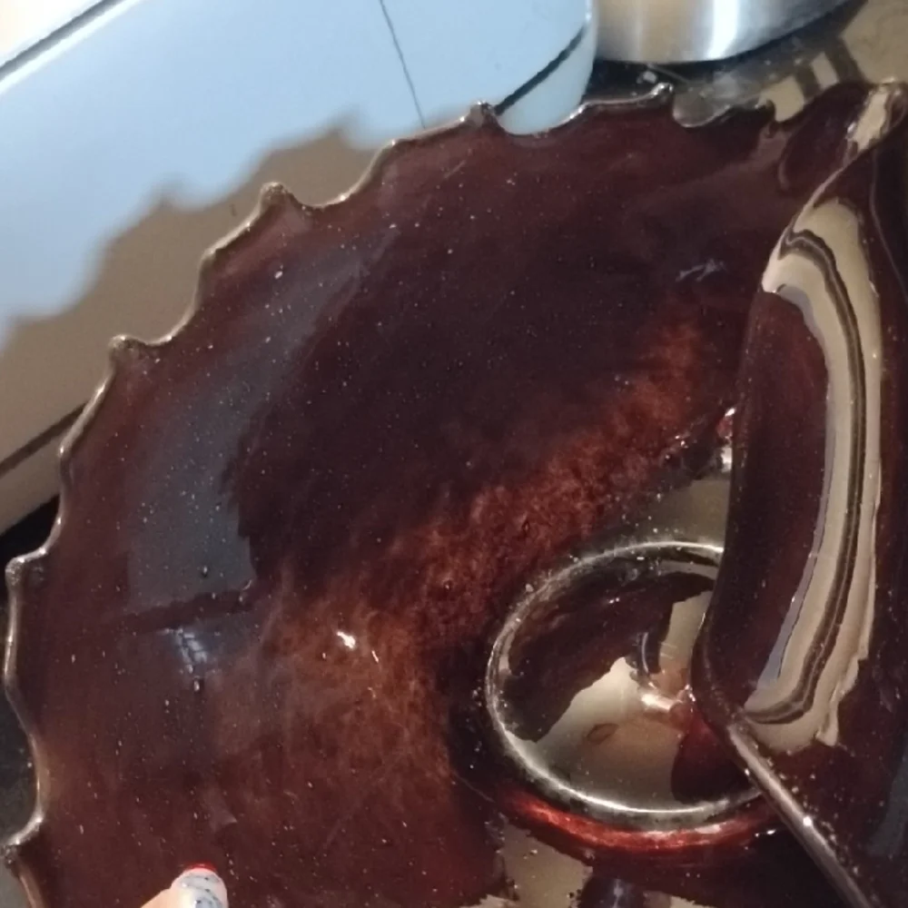 Brown Shell-Shaped Decorative Bowl